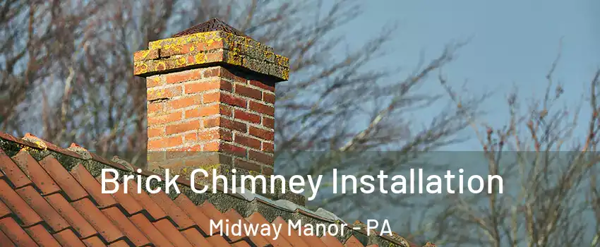 Brick Chimney Installation Midway Manor - PA