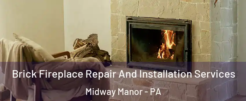 Brick Fireplace Repair And Installation Services Midway Manor - PA