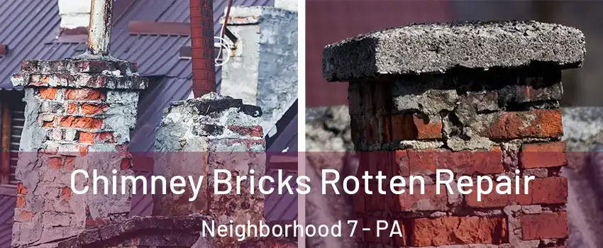 Chimney Bricks Rotten Repair Neighborhood 7 - PA