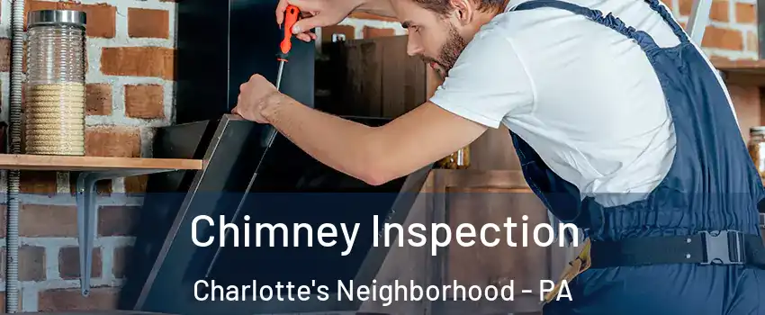 Chimney Inspection Charlotte's Neighborhood - PA