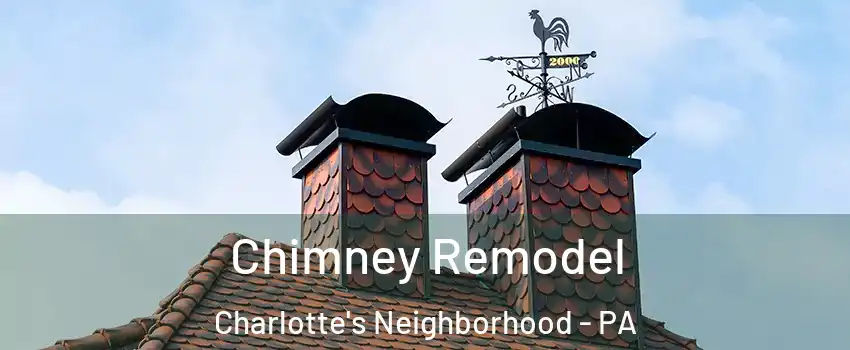 Chimney Remodel Charlotte's Neighborhood - PA