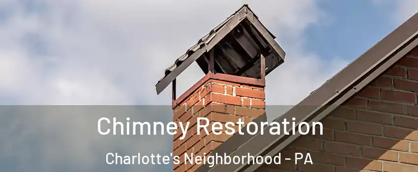 Chimney Restoration Charlotte's Neighborhood - PA