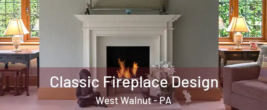 Classic Fireplace Design West Walnut - PA