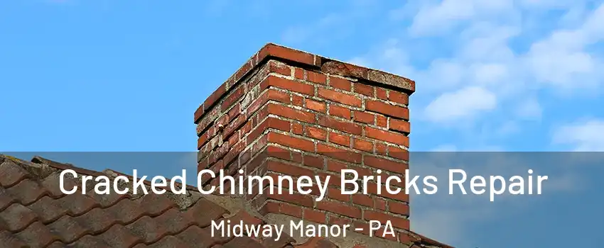 Cracked Chimney Bricks Repair Midway Manor - PA