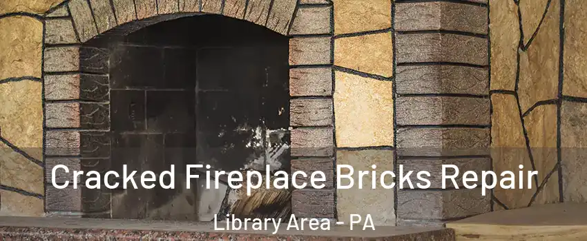 Cracked Fireplace Bricks Repair Library Area - PA