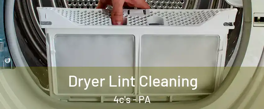 Dryer Lint Cleaning 4c's - PA