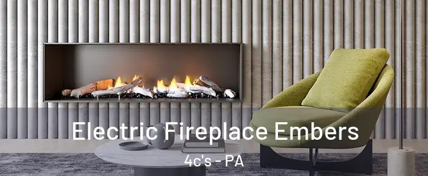 Electric Fireplace Embers 4c's - PA