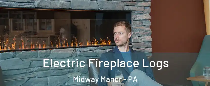 Electric Fireplace Logs Midway Manor - PA