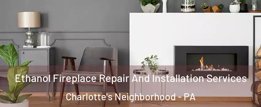 Ethanol Fireplace Repair And Installation Services Charlotte's Neighborhood - PA