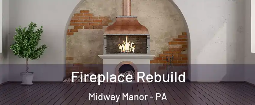 Fireplace Rebuild Midway Manor - PA