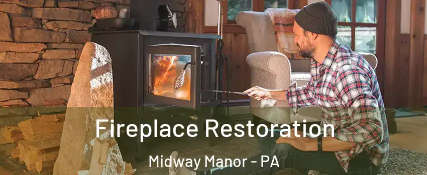 Fireplace Restoration Midway Manor - PA