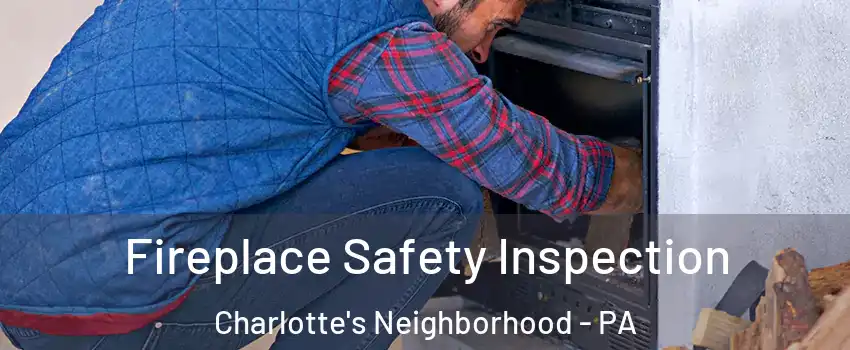 Fireplace Safety Inspection Charlotte's Neighborhood - PA