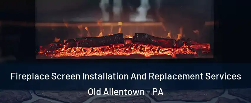 Fireplace Screen Installation And Replacement Services Old Allentown - PA