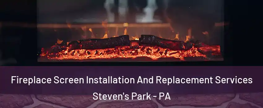 Fireplace Screen Installation And Replacement Services Steven's Park - PA