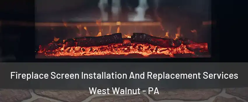 Fireplace Screen Installation And Replacement Services West Walnut - PA