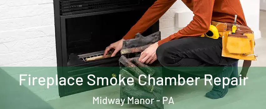 Fireplace Smoke Chamber Repair Midway Manor - PA