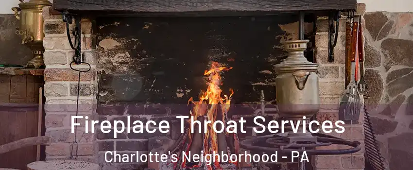 Fireplace Throat Services Charlotte's Neighborhood - PA