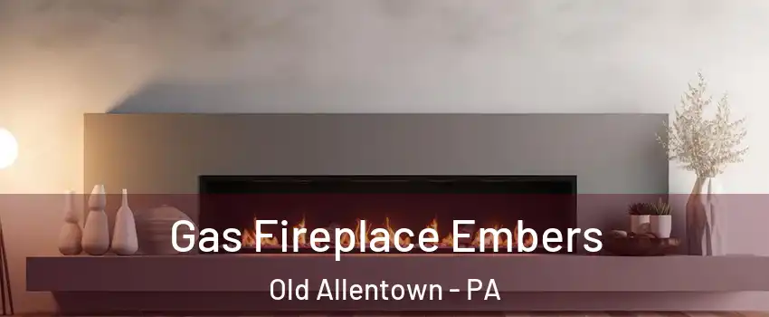 Gas Fireplace Embers Old Allentown - PA