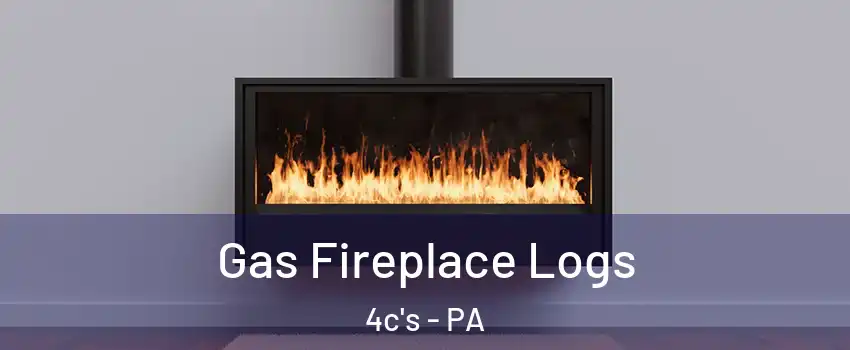 Gas Fireplace Logs 4c's - PA