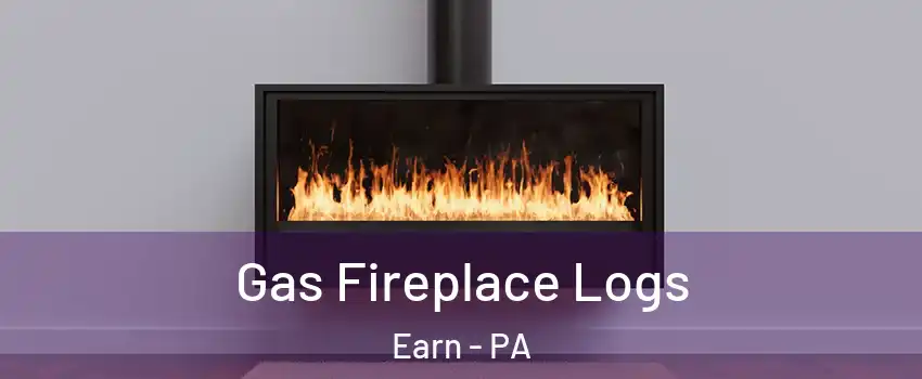 Gas Fireplace Logs Earn - PA