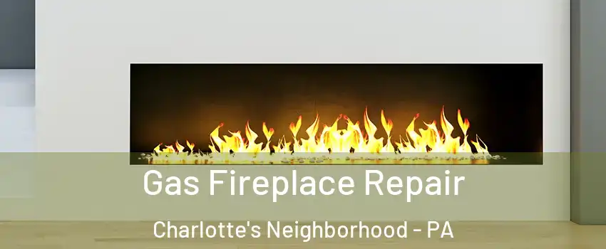 Gas Fireplace Repair Charlotte's Neighborhood - PA