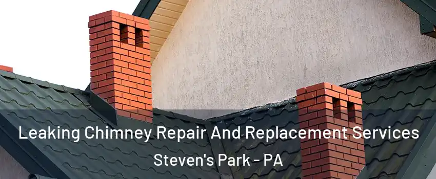 Leaking Chimney Repair And Replacement Services Steven's Park - PA