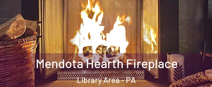 Mendota Hearth Fireplace Library Area - PA