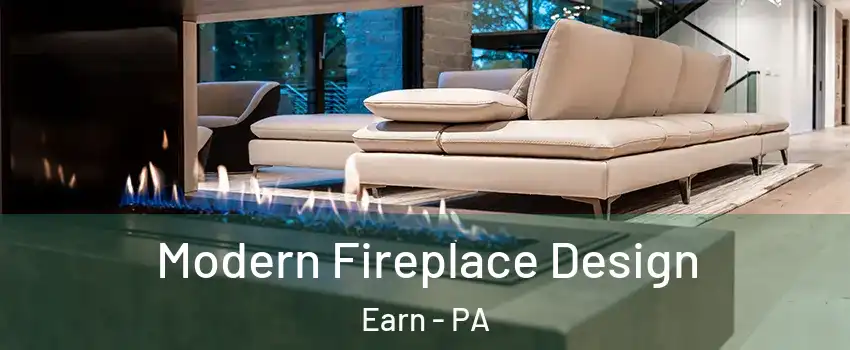 Modern Fireplace Design Earn - PA