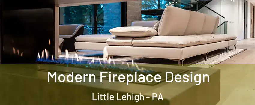 Modern Fireplace Design Little Lehigh - PA