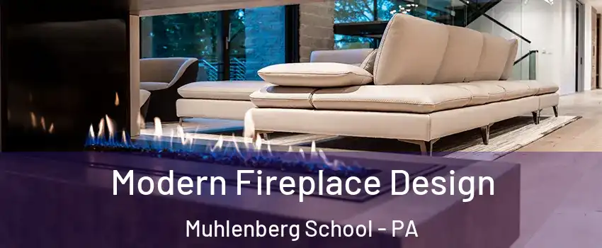 Modern Fireplace Design Muhlenberg School - PA