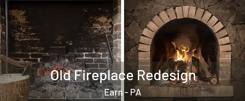 Old Fireplace Redesign Earn - PA