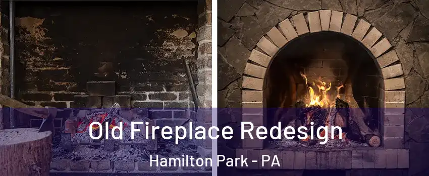 Old Fireplace Redesign Hamilton Park - PA