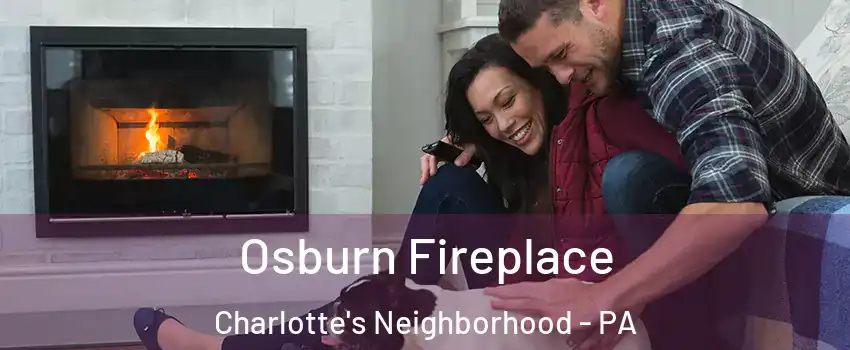 Osburn Fireplace Charlotte's Neighborhood - PA