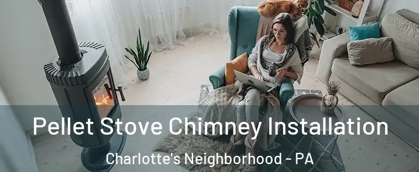 Pellet Stove Chimney Installation Charlotte's Neighborhood - PA