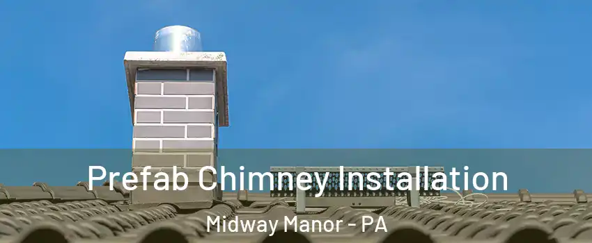 Prefab Chimney Installation Midway Manor - PA