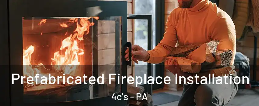 Prefabricated Fireplace Installation 4c's - PA