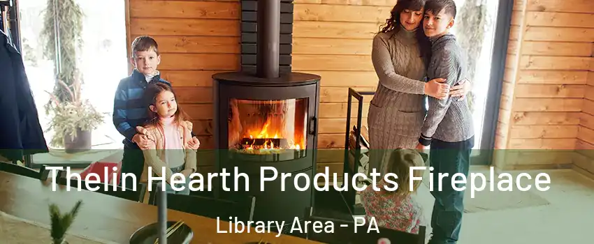 Thelin Hearth Products Fireplace Library Area - PA